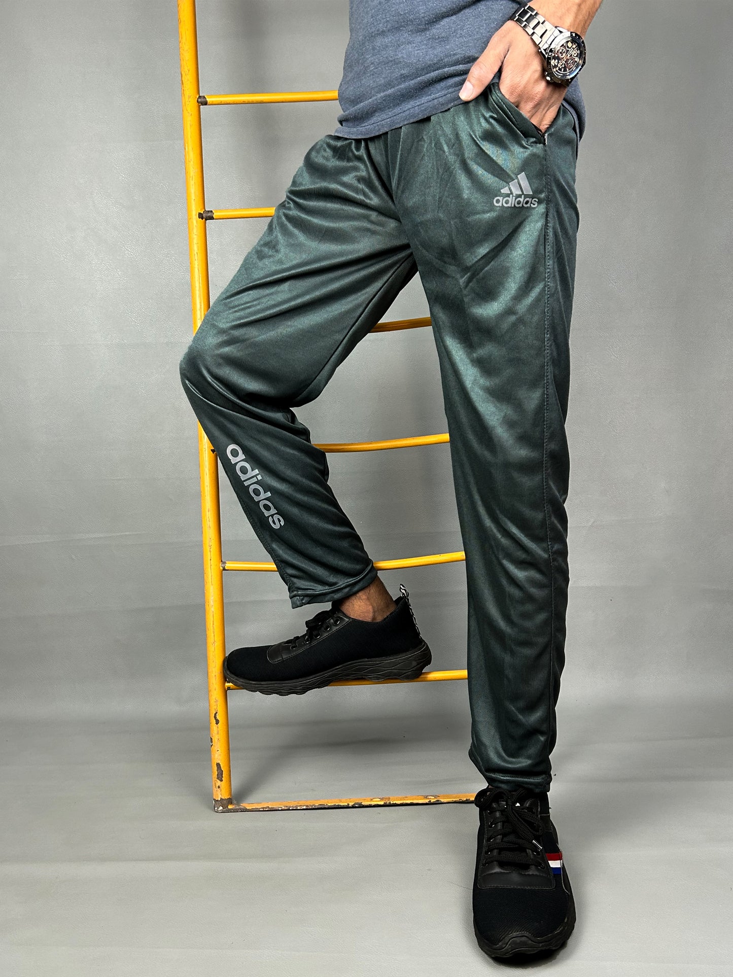 Dark Grey Dri-Fit Trouser For Men HG MT140