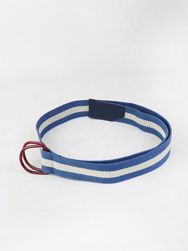 Men's Casual Belt Blue Lined