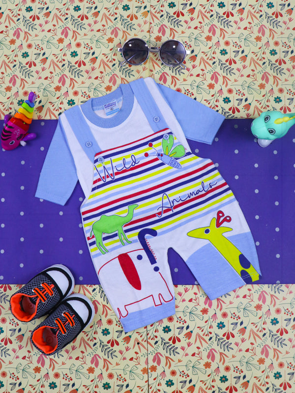 0Mth - 9Mth Wild Blue Romper For Newborn HG NBR31