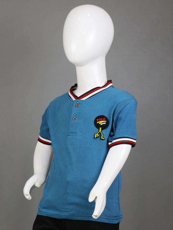 TB Boy T-Shirt 3 Yrs - 8 Yrs Blue
