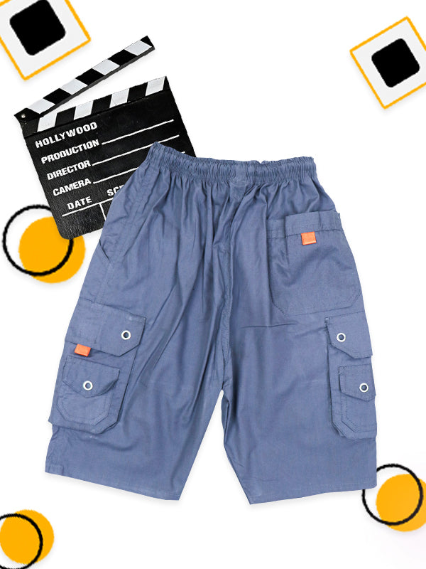 TB Boys Short 6 Yrs - 9 Yrs Shadow Blue