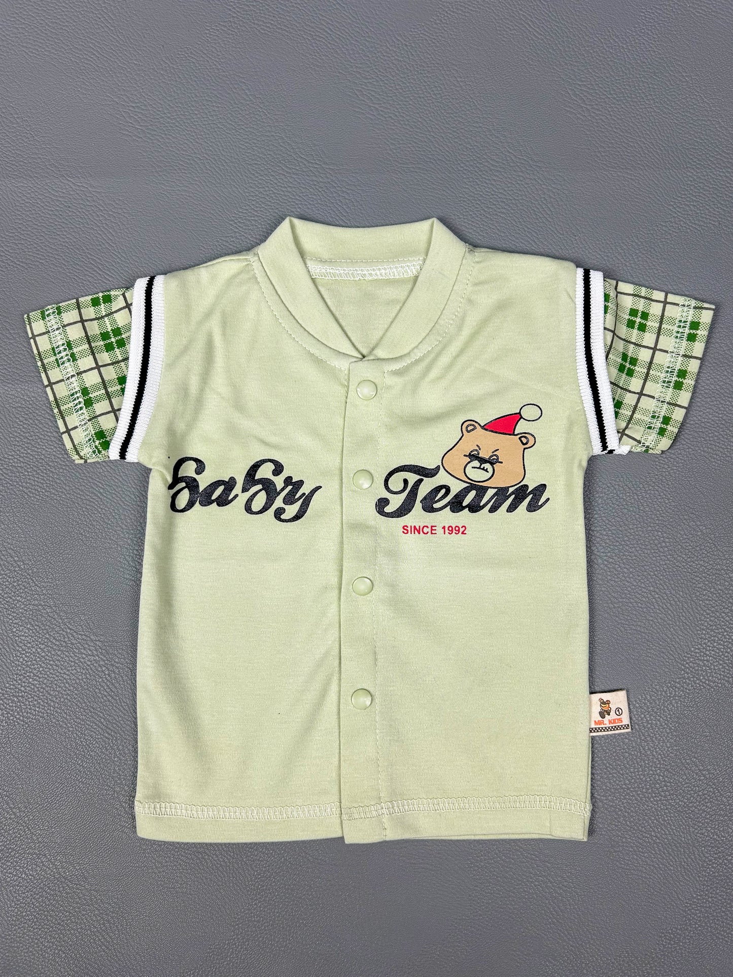 3Mth - 9Mth Team Light Green Baba Suit For Newborns FG NBS313