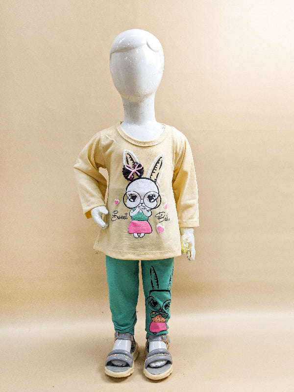 1Yr - 4Yrs Sweet Light Fawn Suit For Girls RG GS76