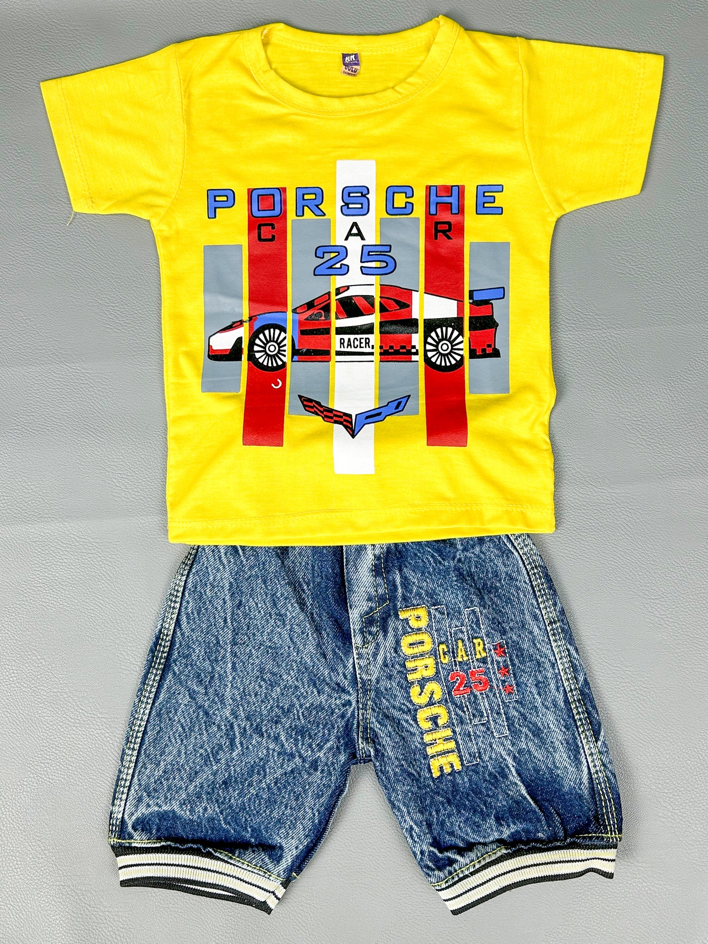 1Yr - 4Yrs Car Yellow Suit For Kids RZ BS230