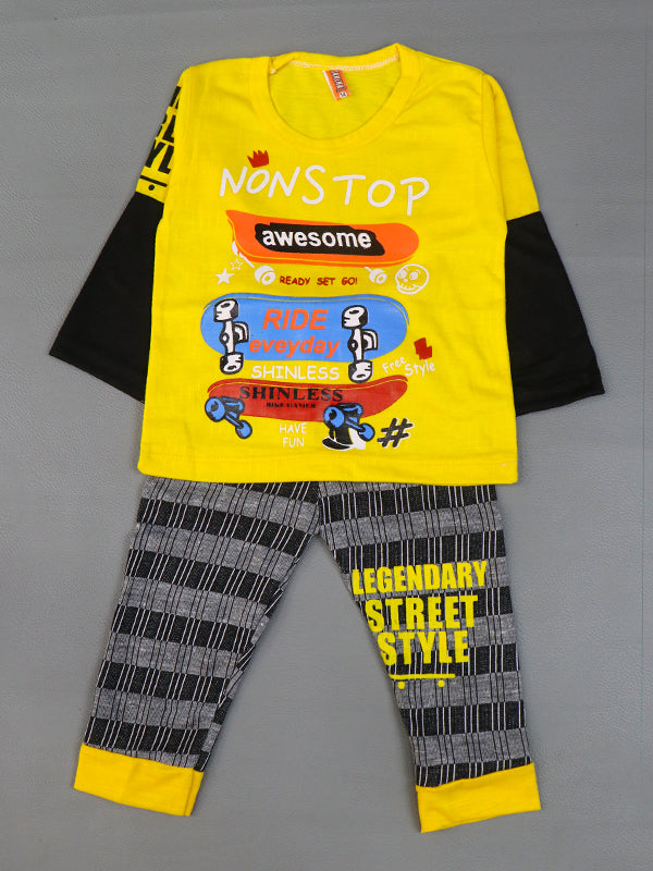 BS63 Kids Suit 2Yr - 5Yrs Non Stop Yellow