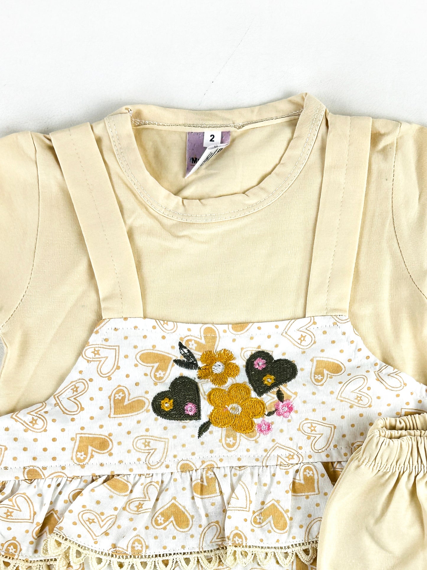 3Mth - 9Mth Light Yellow Baby Suit For Newborns NBS537