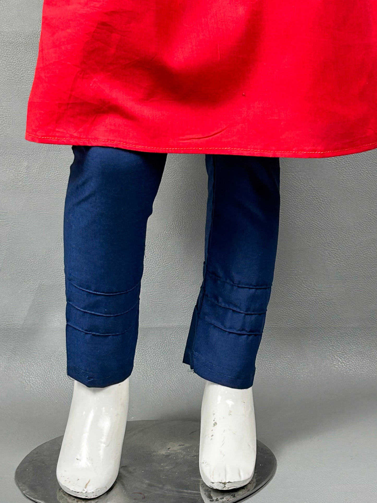 5Yr - 12Yrs Red Embroidered Suit For Girls RZ GS136