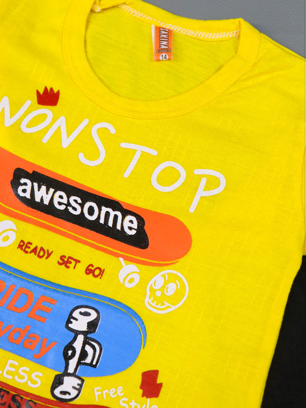 BS63 Kids Suit 2Yr - 5Yrs Non Stop Yellow