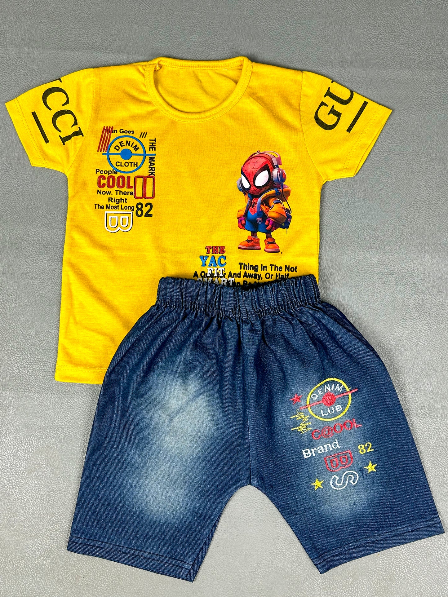 1Yr - 4Yrs Smart Yellow Suit For Kids RZ BS277