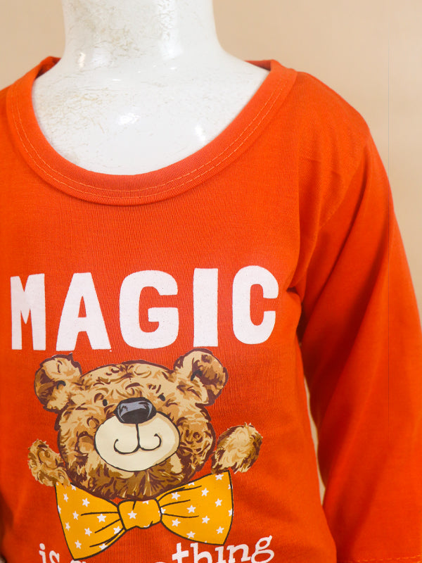 1Yr - 4Yrs Magic Orange Suit For Kids RG BS68