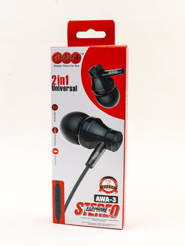 AWA Universal Earphones AWA-3