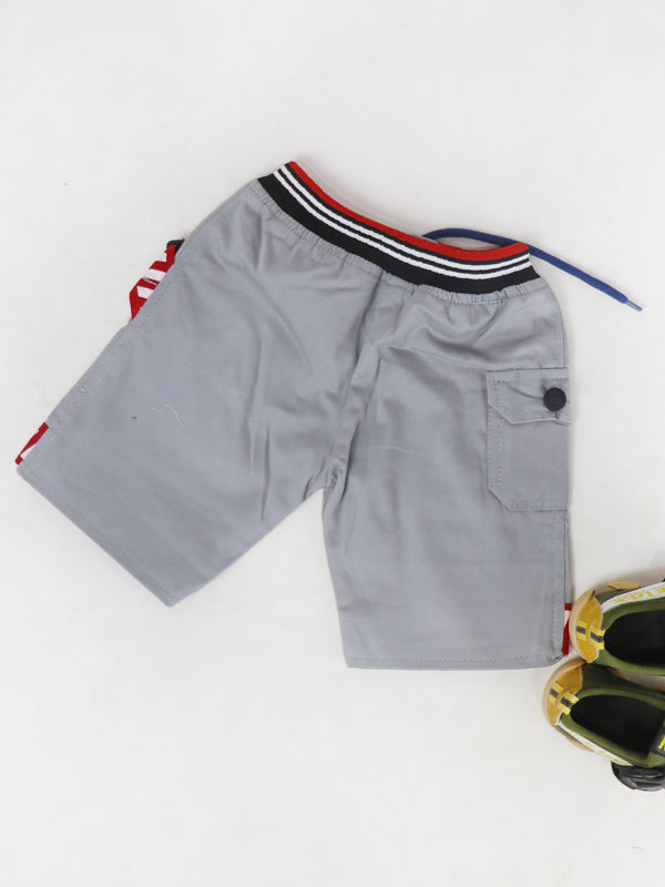 BCS02 TG Boys Cotton Short 1.5Yrs - 4Yrs Light Grey