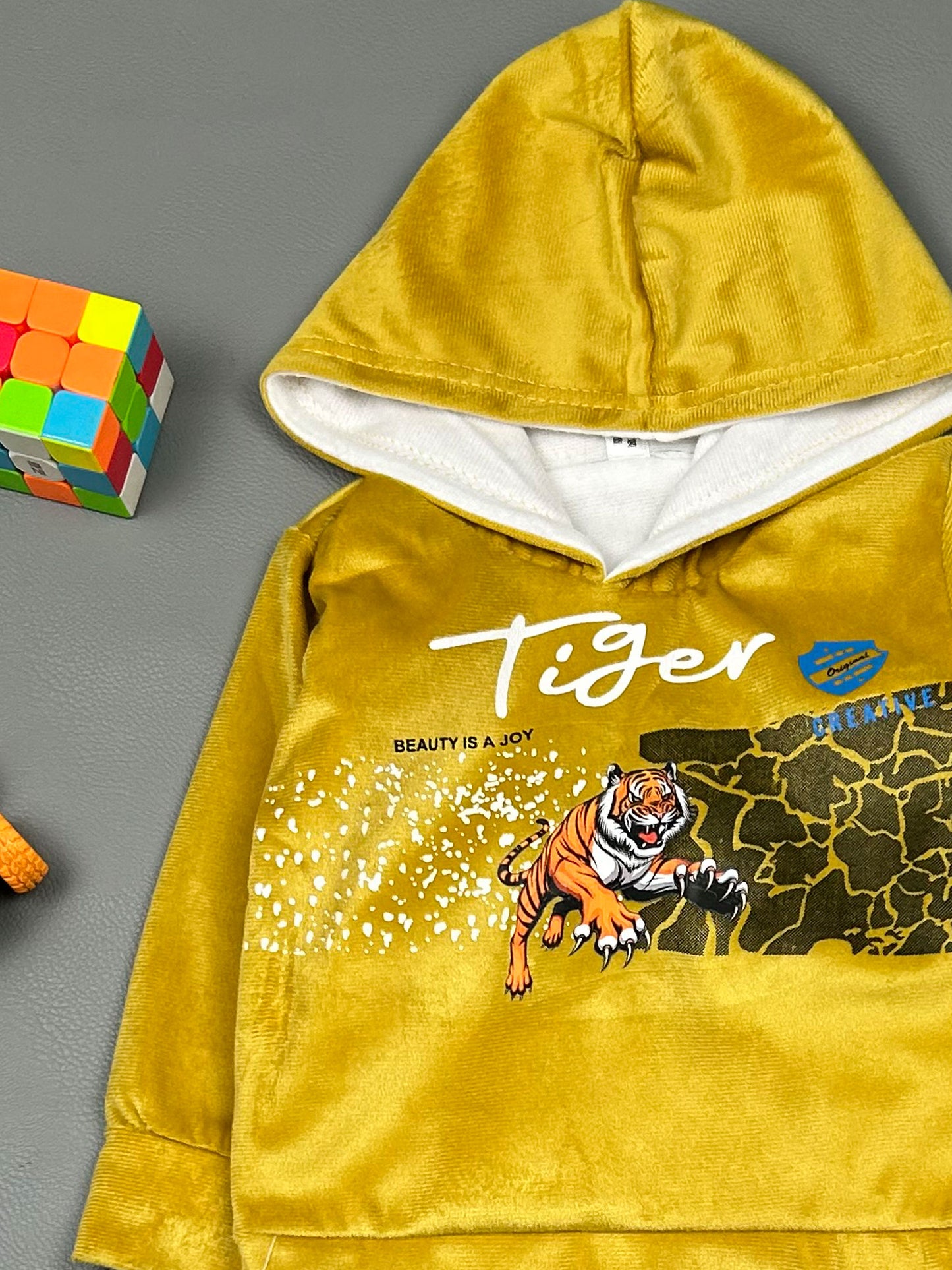 1Yr - 4Yrs Tiger Yellow Suit For Kids SG BS171
