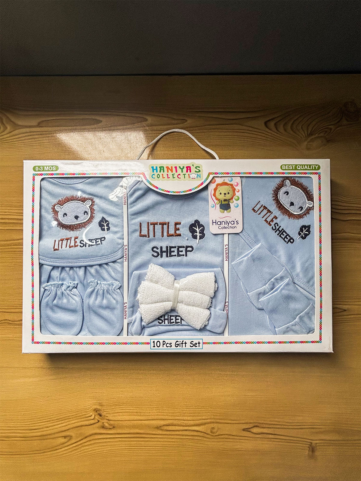 0Mth - 3Mth Blue 10Pcs Gift Set For Newborn HG NBGS380