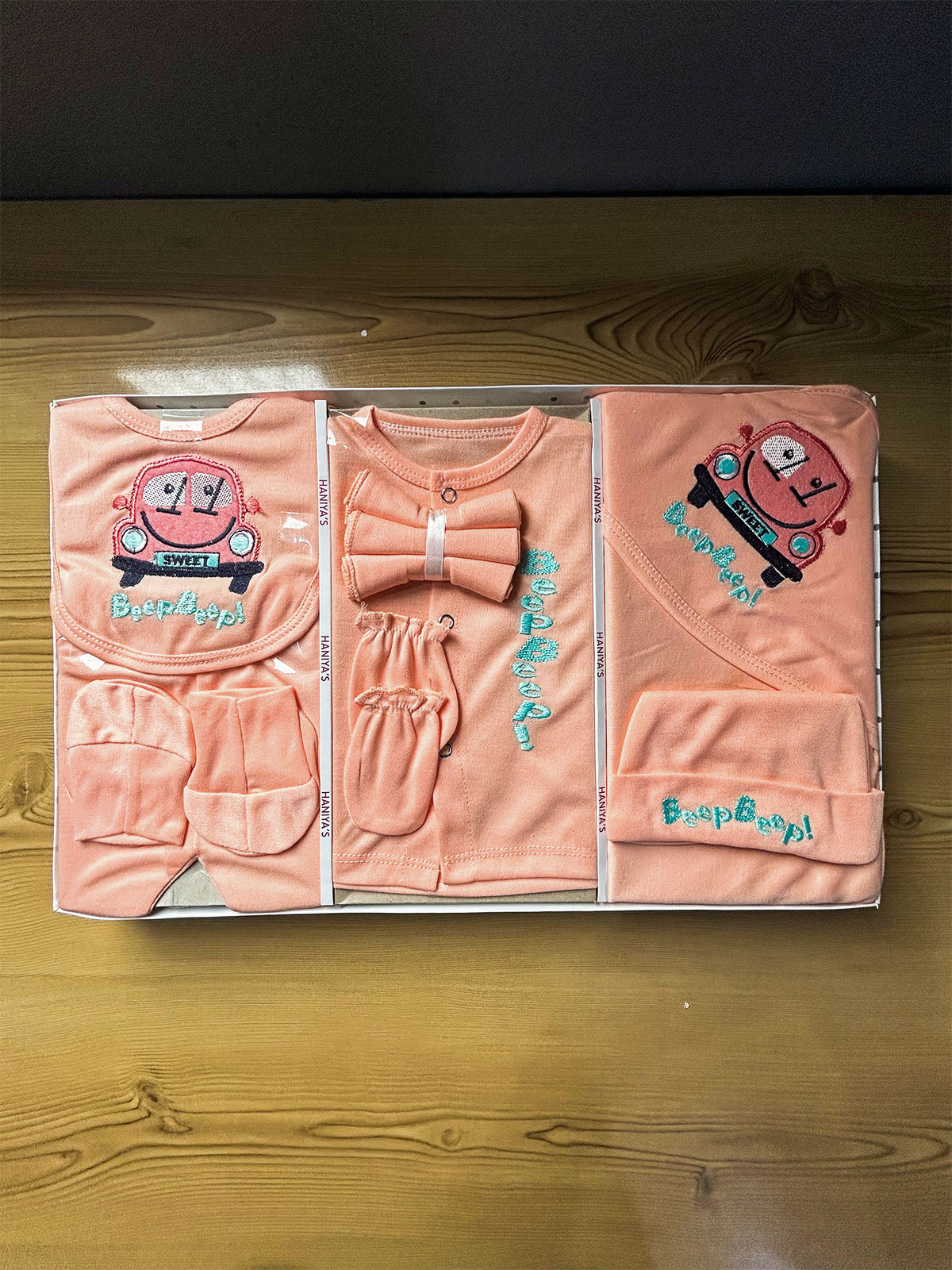 0Mth - 3Mth Peach 10Pcs Gift Set For Newborn HG NBGS386