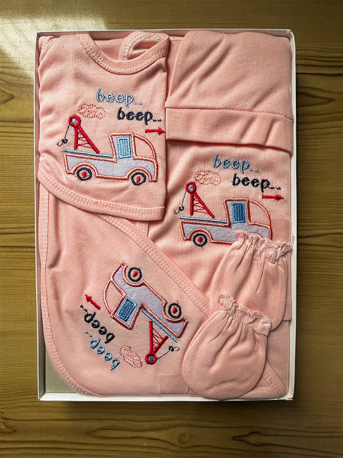 0Mth - 3Mth Pink 6Pcs Gift Set For Newborn HG NBGS389