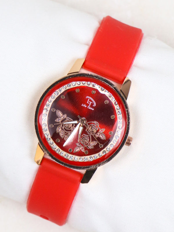 WW09 Stylish LT Wrist Watch for Women Red