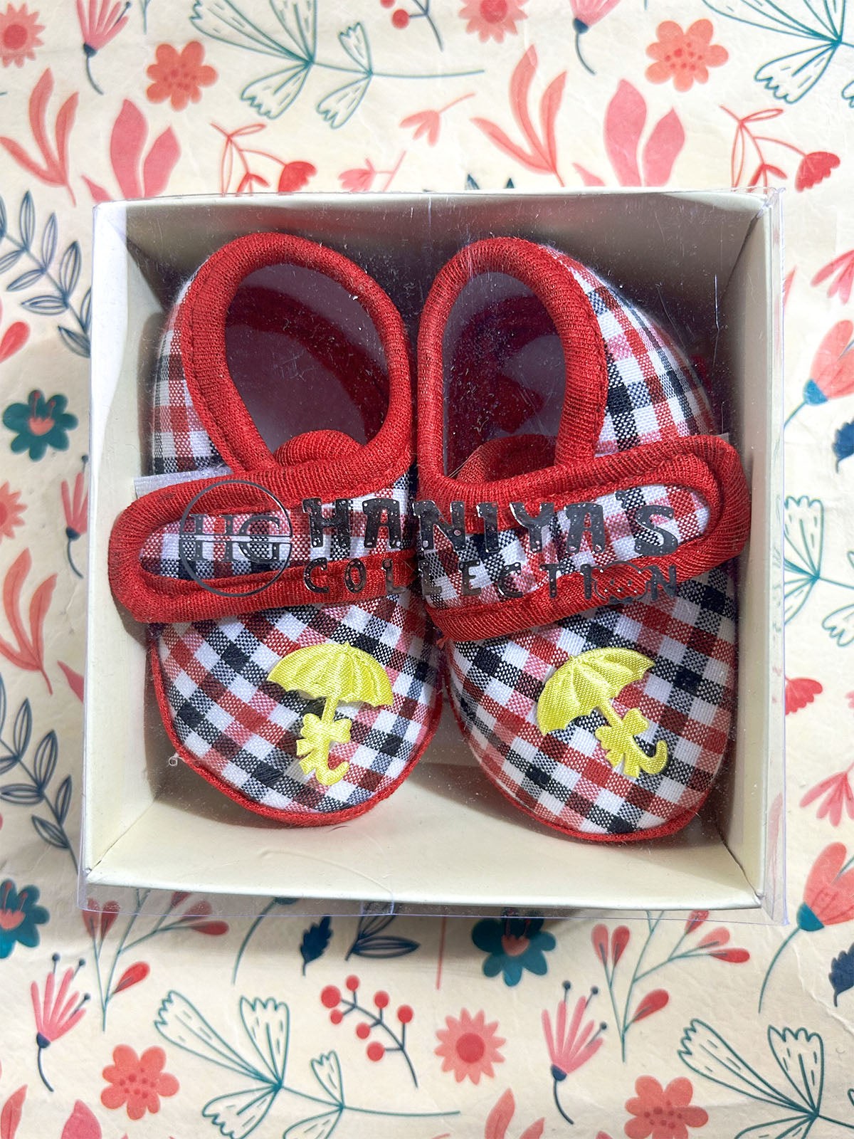 Red Bootie For Newborn NB108