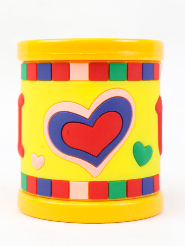 ILU 3D Rubber Print Yellow Mug (200 ml)