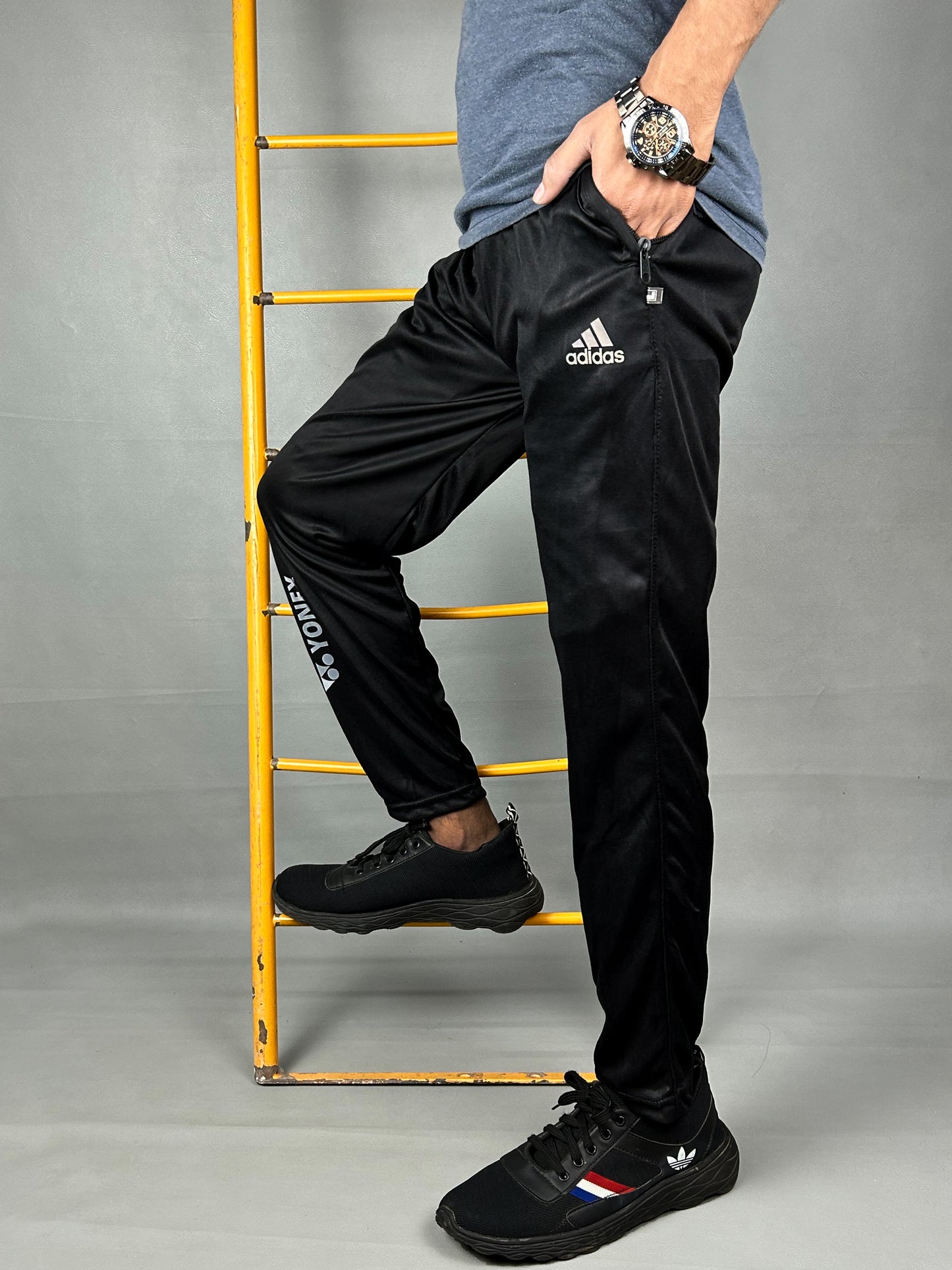 Black Dri-Fit Trouser For Men HG MT138