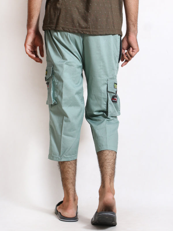 MS33 Men's Cargo 3-QTR Short Light Green