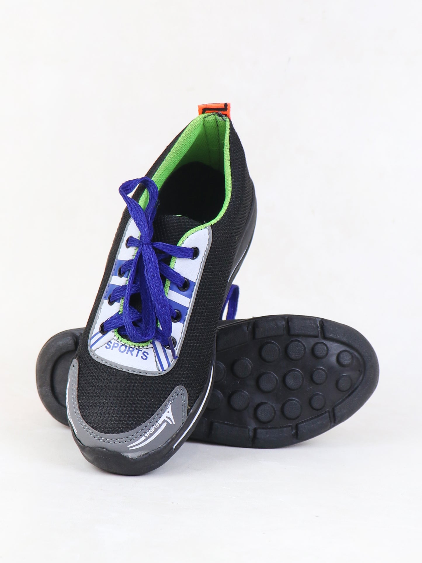 BS46 Boys Lace Shoes 13Yrs - 17Yrs Black