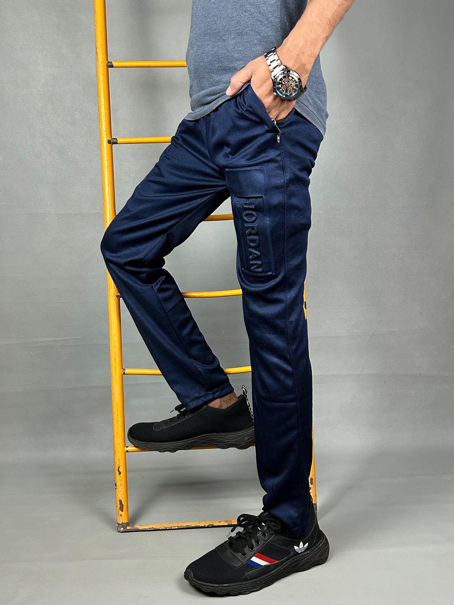 Navy Blue Trouser For Men HG MT147