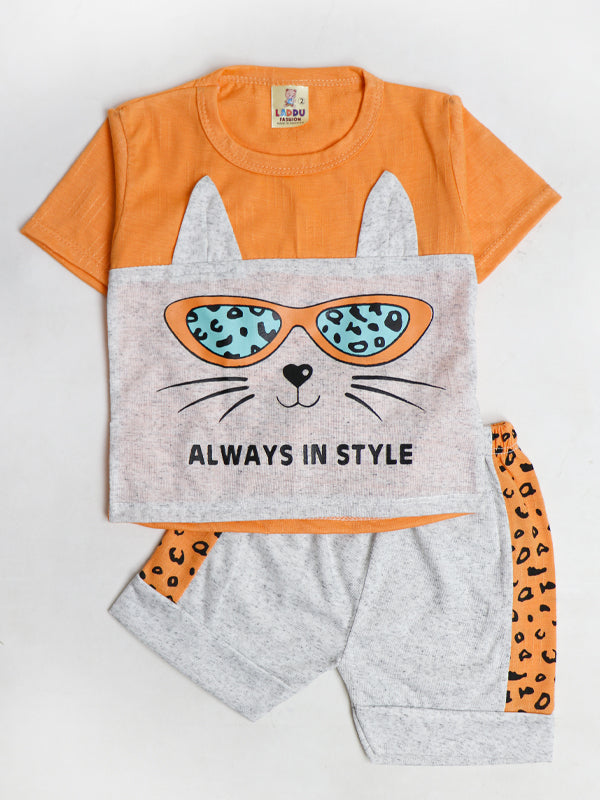 NBS03 HG Newborn Baba Suit 3Mth - 9Mth Style Light Orange
