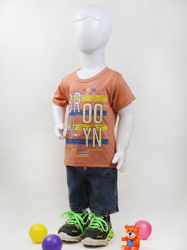 BS21 RZ Kids Suit 1Yrs - 4Yrs BROO Dark Peach
