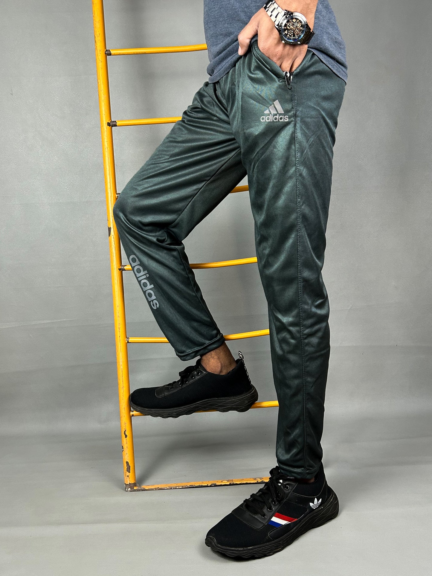 Dark Grey Dri-Fit Trouser For Men HG MT140