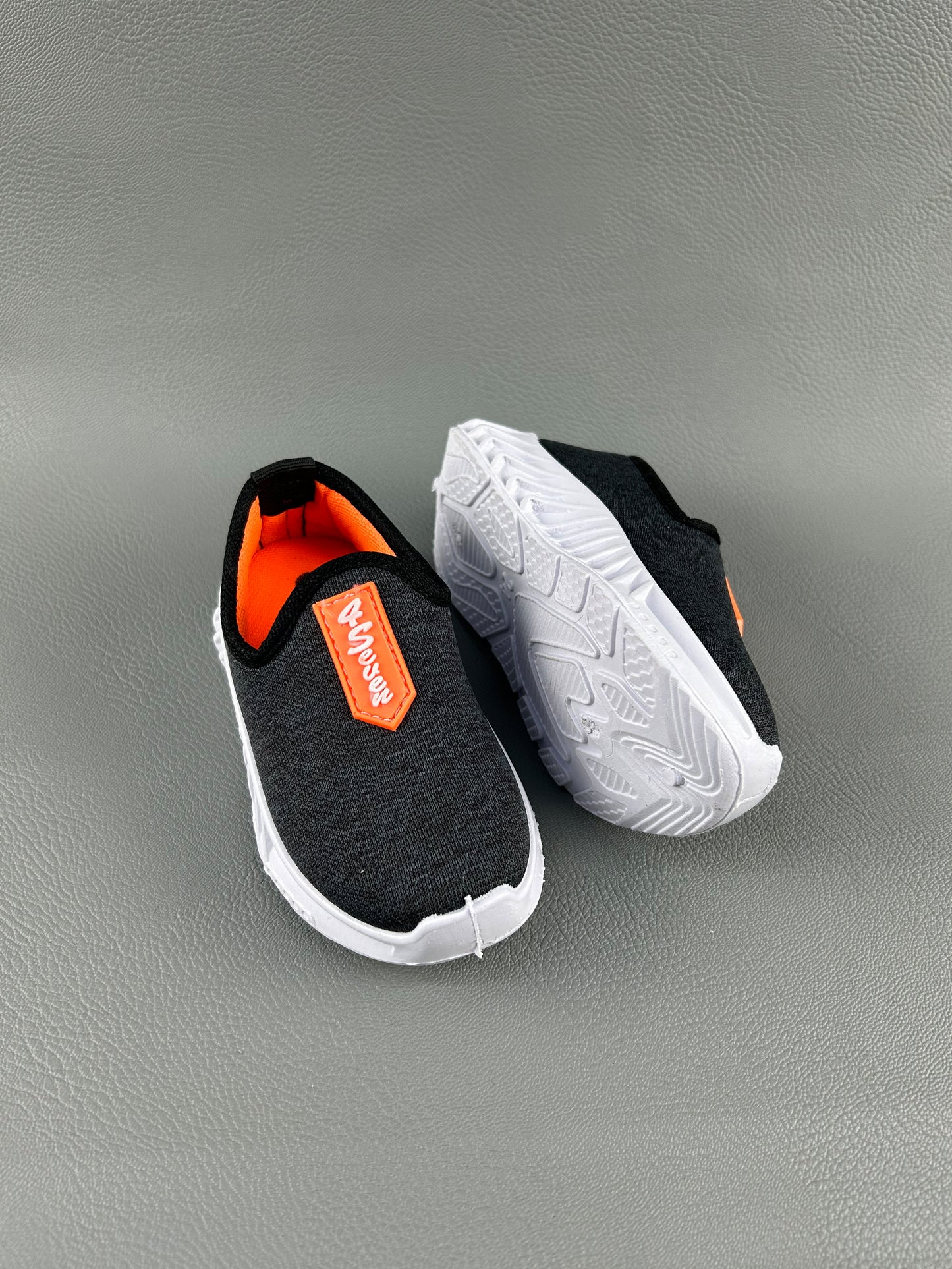 10Mth - 3Yrs Charcoal Shoes For Boys BJ33