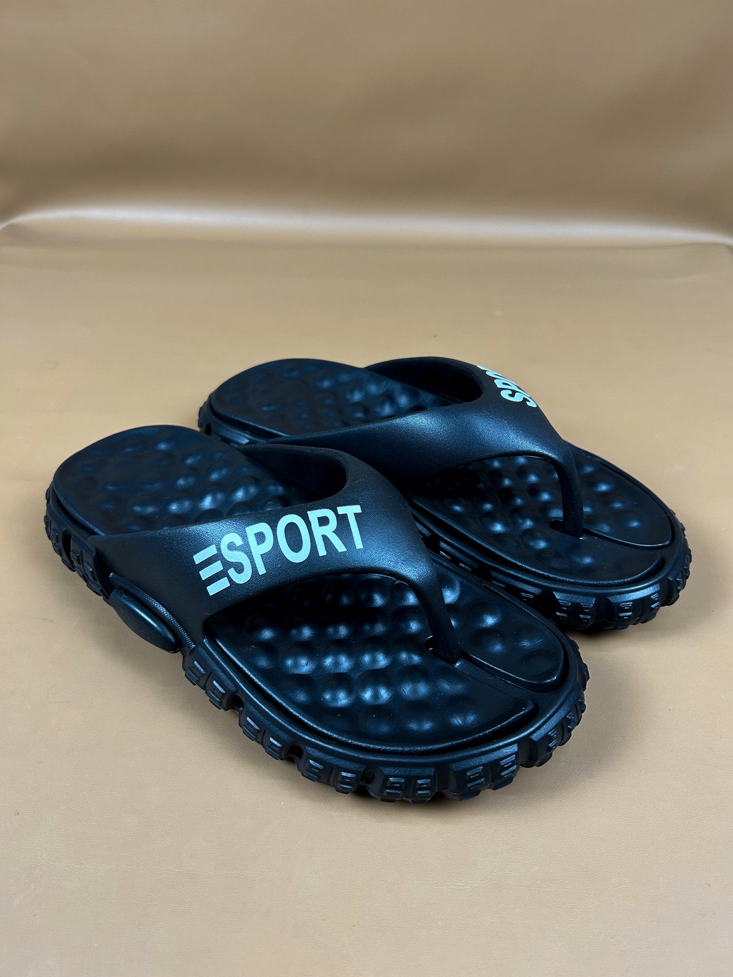 Black Soft Casual Men Slipper For MC56