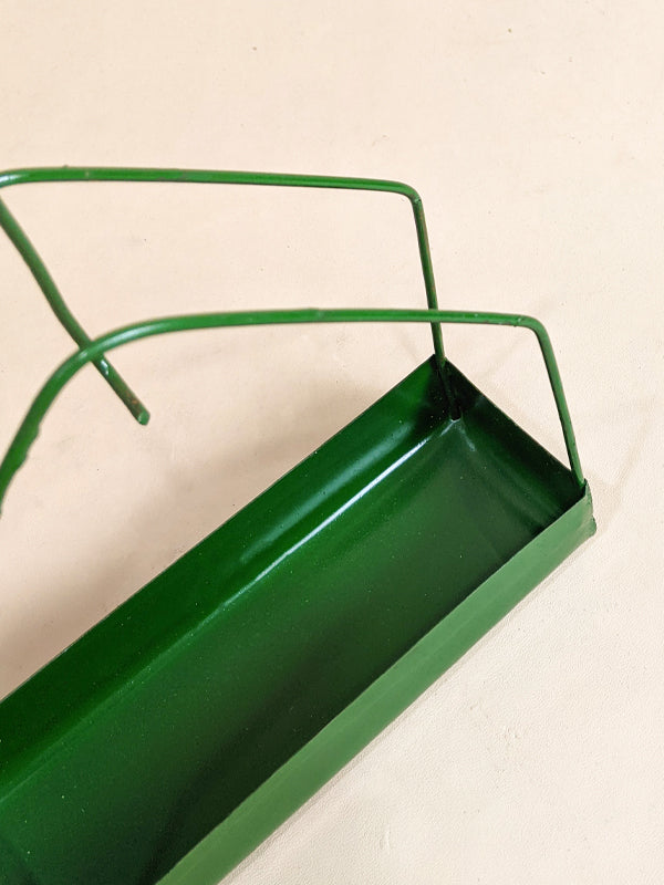 Dark Green Coil Holder Stand Creative Mosquito Coil Holder Stand Triangle With Tray