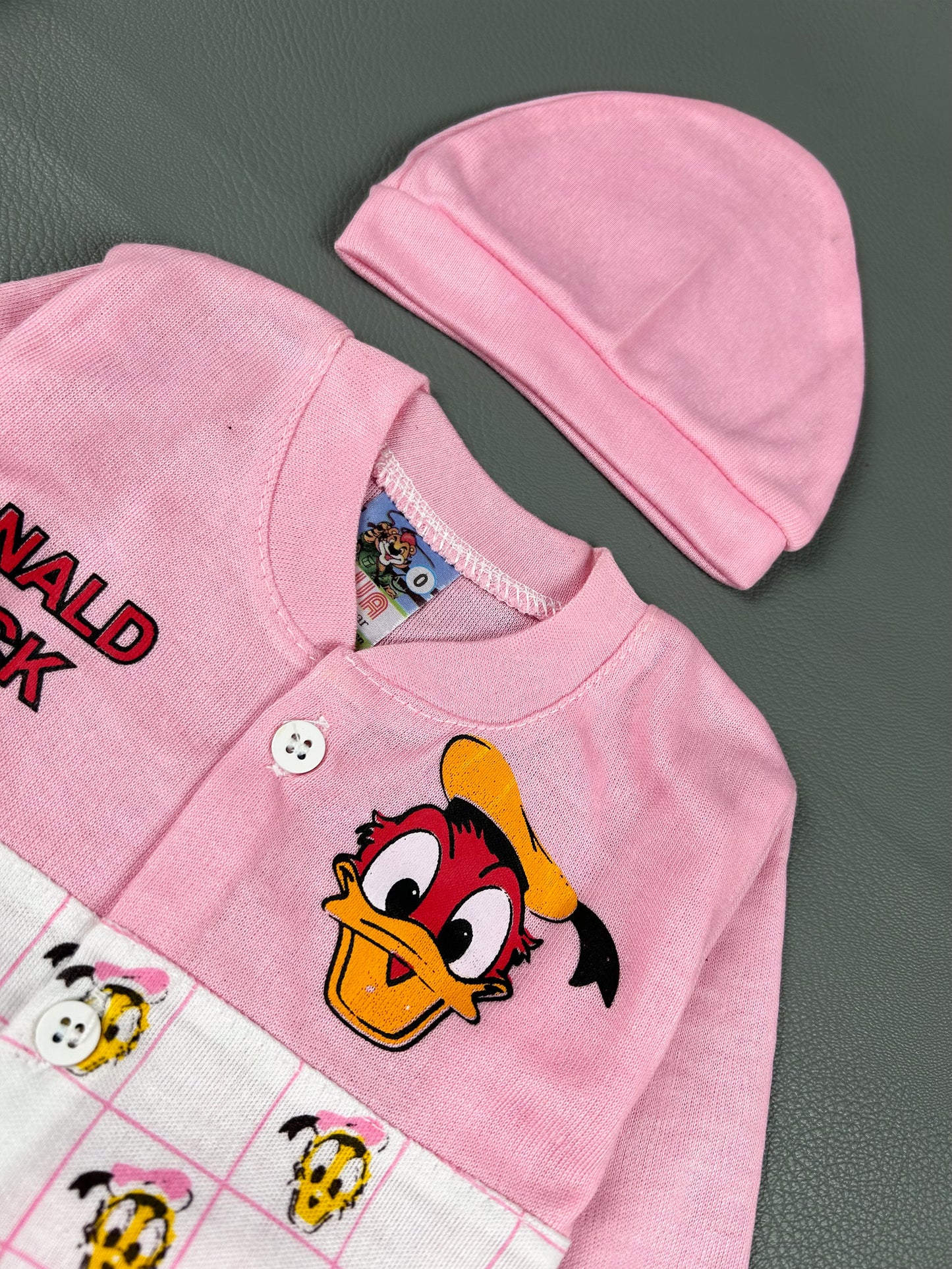 0Mth - 3Mth Pink Donald Baba Suit For Newborns HG NBS197