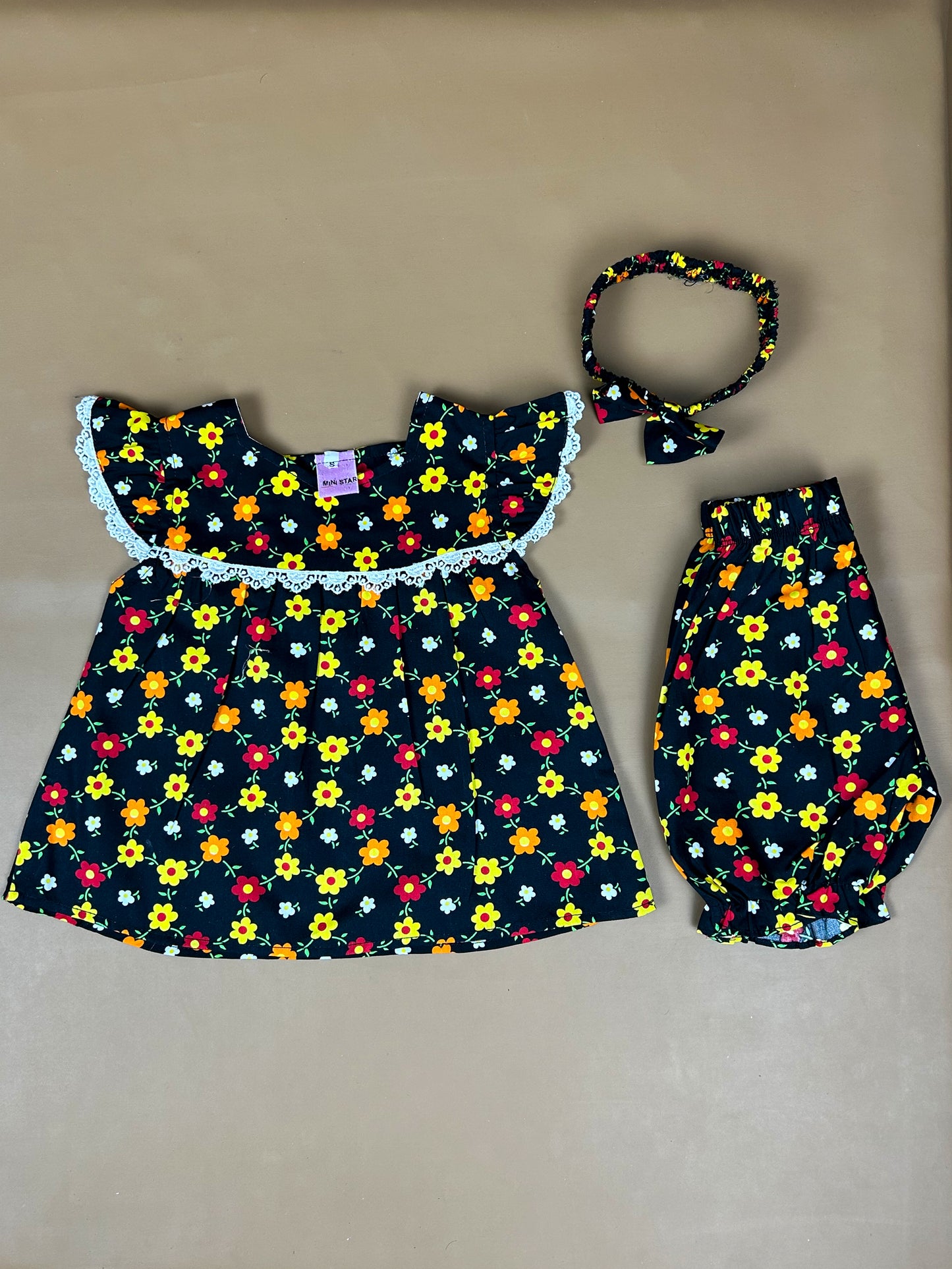 1Yr - 4Yrs Girl Floral Suit For Girls BG GS183