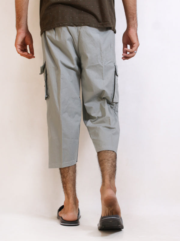 MS76 Men's Cargo 3-QTR Short Grey