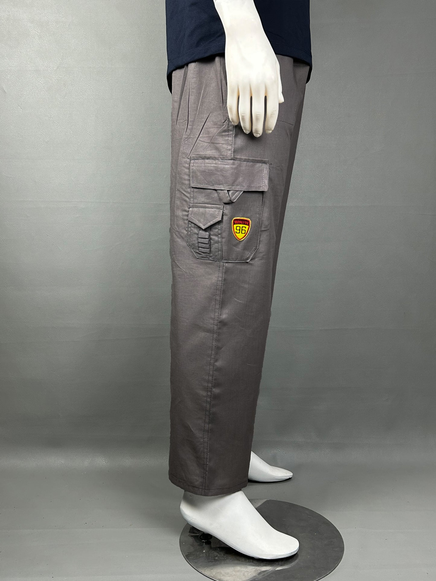Dark Grey Cotton Trouser For Men HG MT157