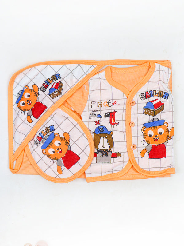 PG Newborn Pack of 5 Gift Set 0Mth - 3Mth Sailor Light Orange