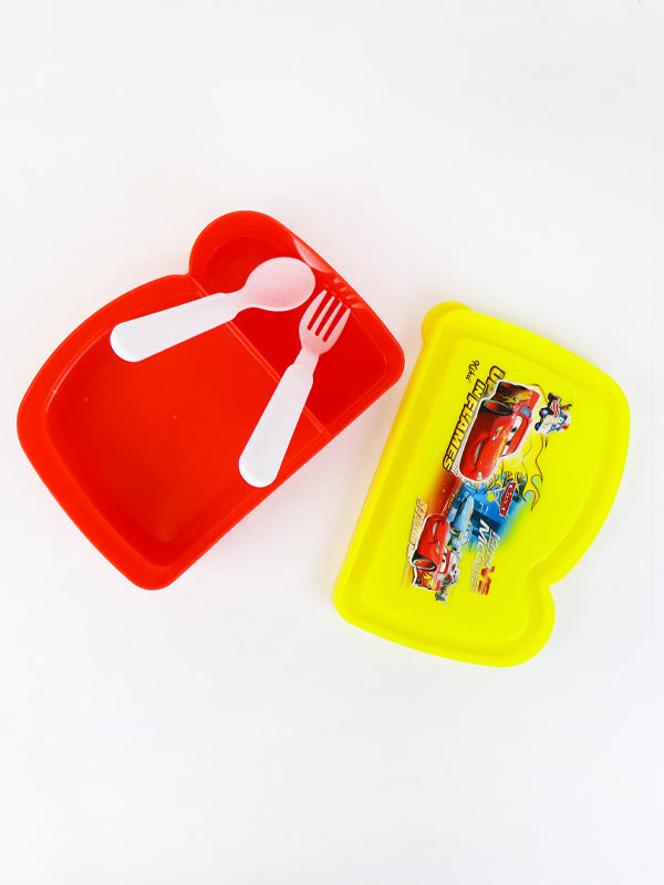 Cars UIF School Lunch Box Yellow