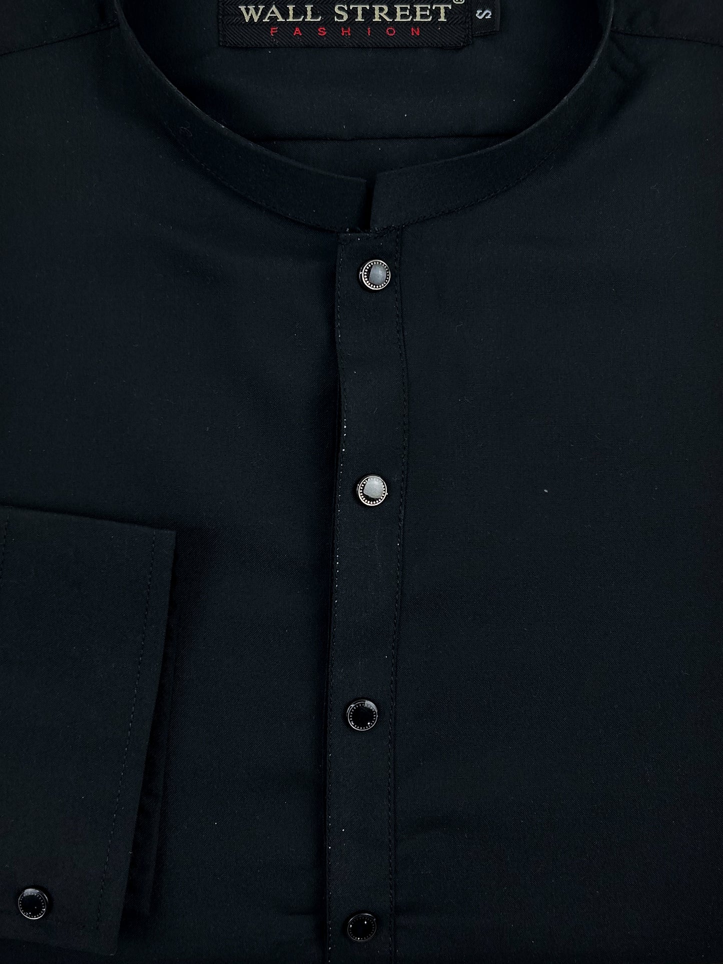 T.846 Black Stitched Kurta Pajama Suit For Men 1 MSK97