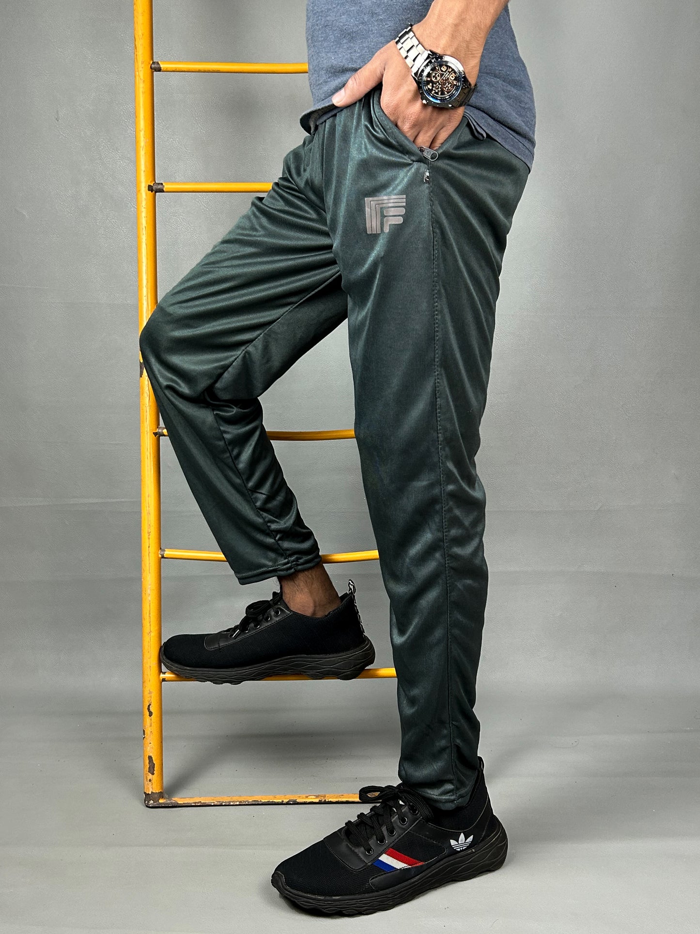 Dark Grey Dri-Fit Trouser For Men HG MT143