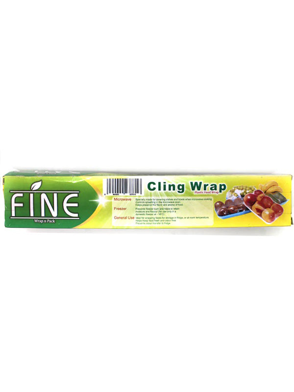 Fine Cling Film Plastic Food Wrap Roll 100SQ.FT