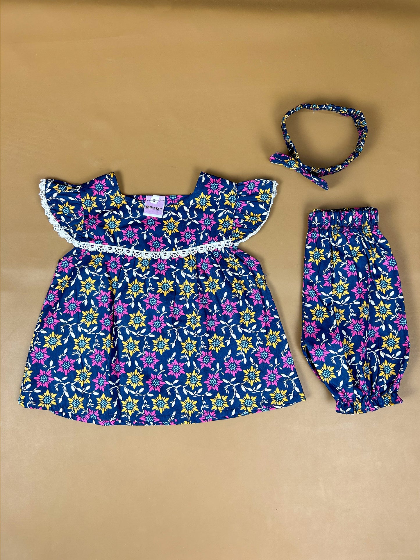 1Yr - 4Yrs Girl Floral Suit For Girls BG GS184
