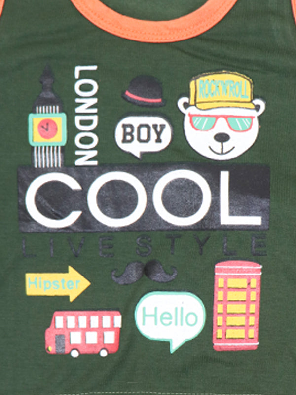 RG Kids Sando Suit 1Yr - 4Yr Cool Green