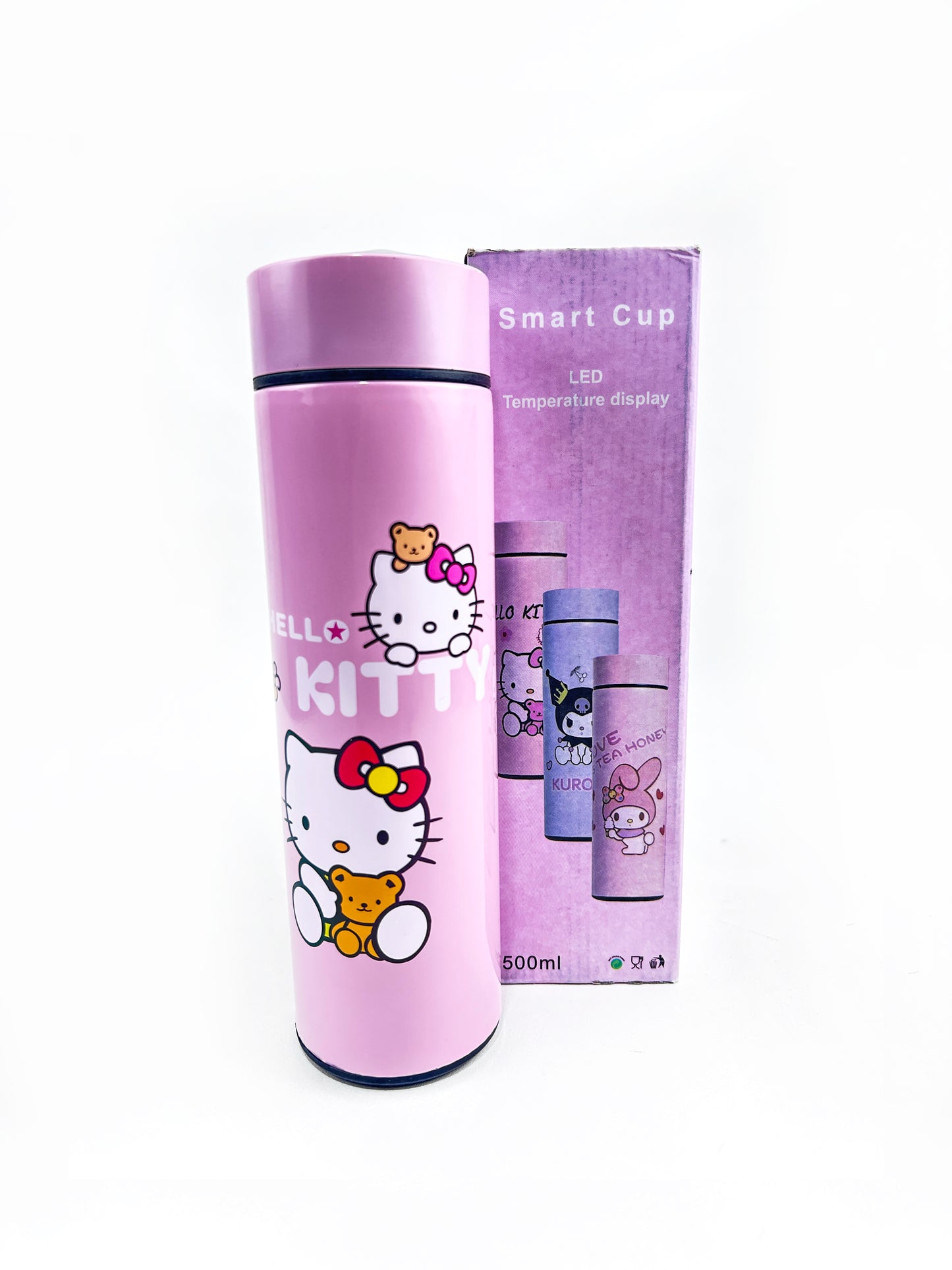 Pink Stainless Steel Kitty Bottle 500 ML D-72