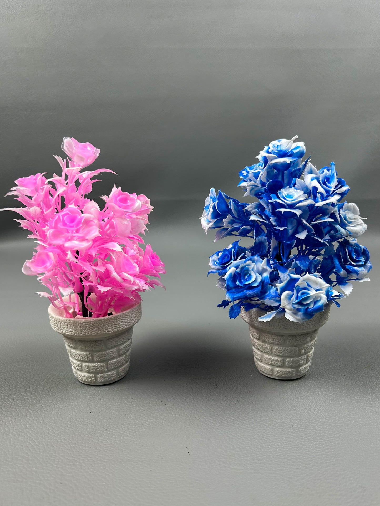 Pack of 2 Artificial Flowers/Plants for Decorations with Pot 31 AFP04