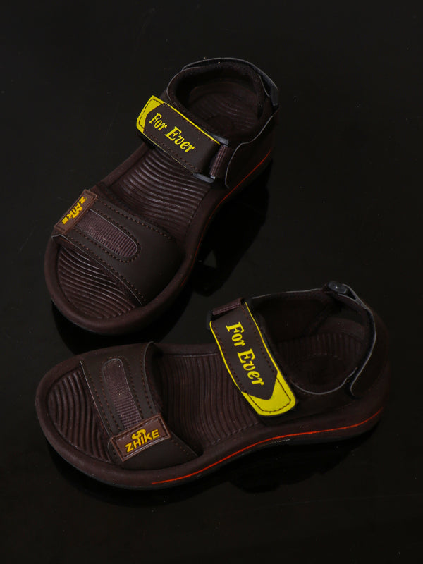 BSD50 Boys Sandal 8Yrs - 17Yrs Zhike Brown