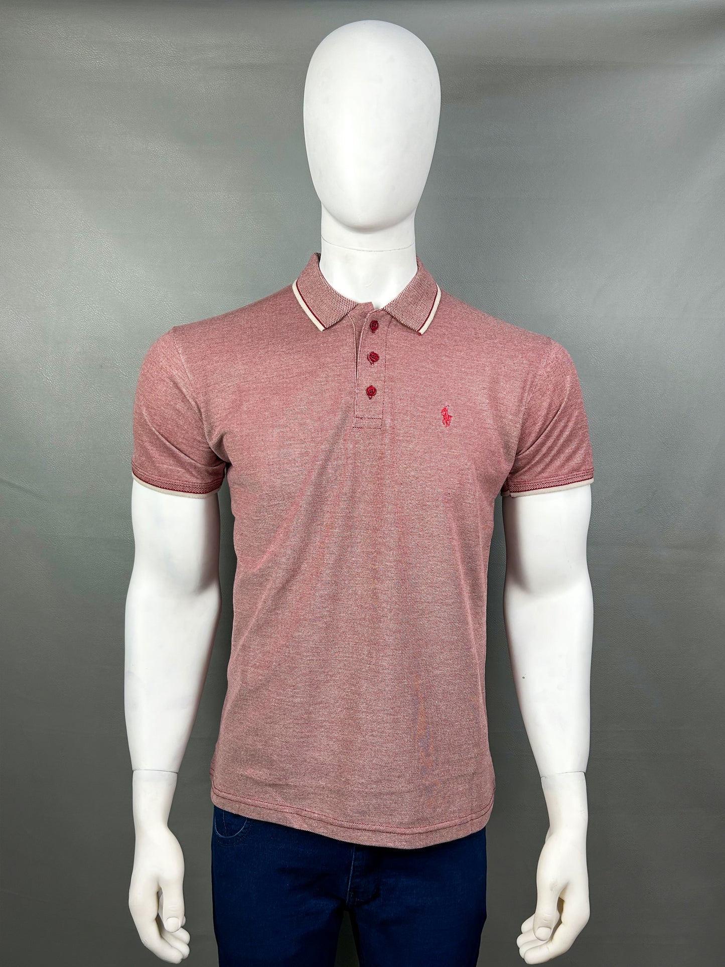 Berry Red Polo T-Shirt For Men MTS159