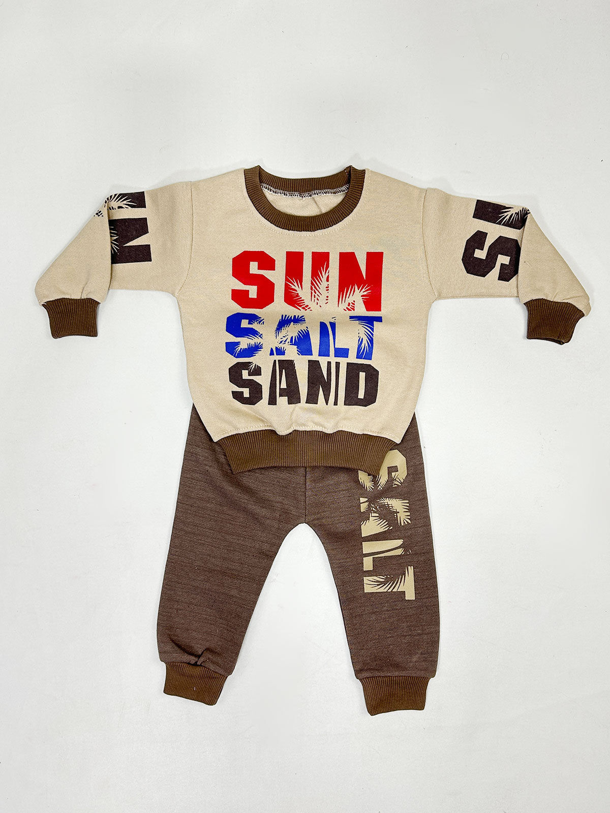 1.5Yr - 4Yrs Kids Fleece Suit SUN Brown RZ BS528