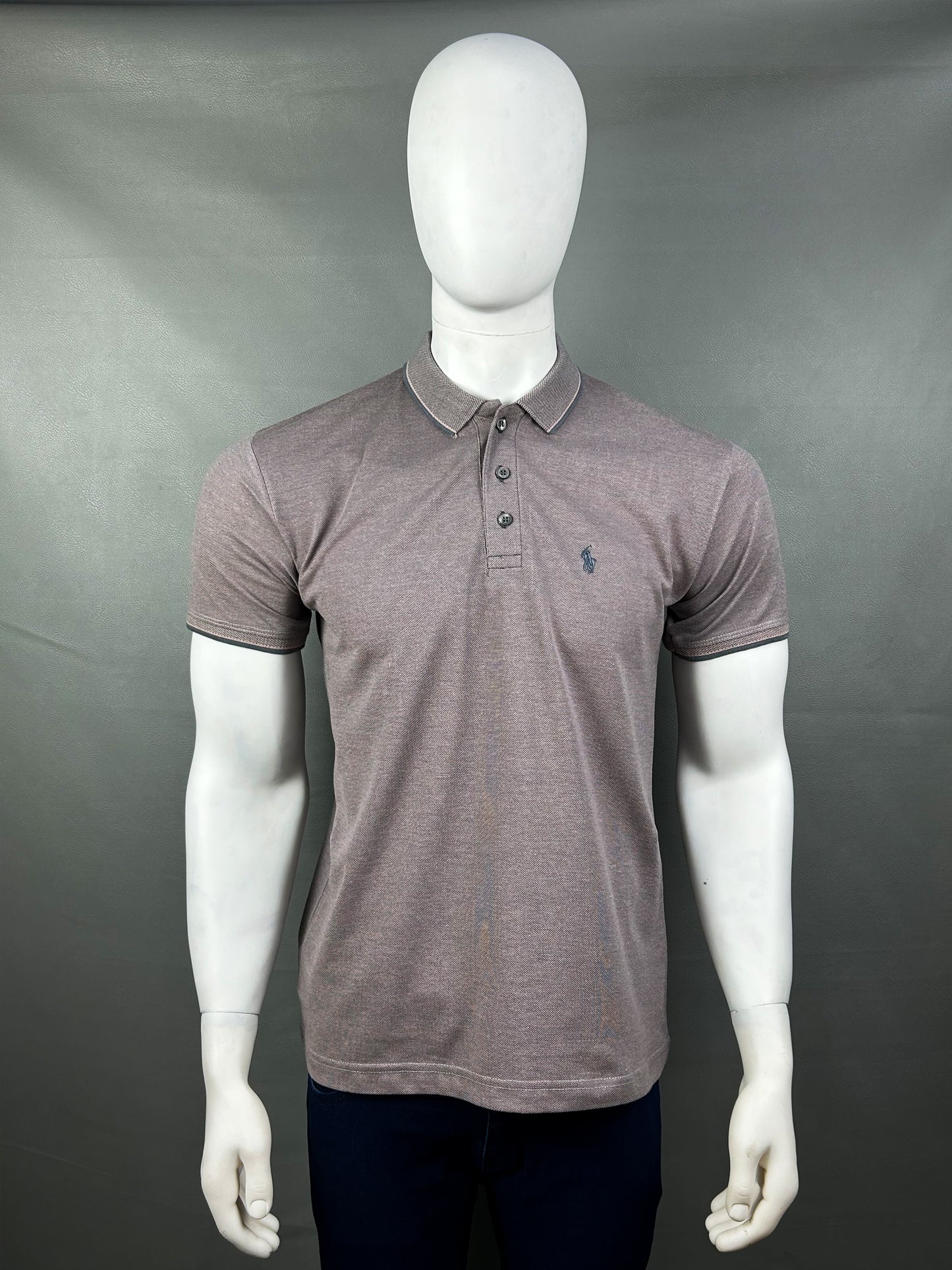 Brown Polo T-Shirt For Men MTS156